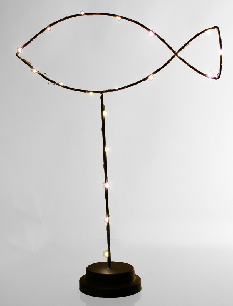 LICHTDEKO FISCH,17 LED