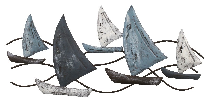 WANDDEKO SEGLER 21,5x48CM