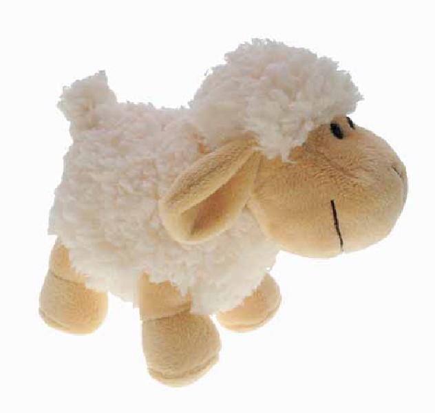 PL.SCHAF,STEH.BEIGE,20CM