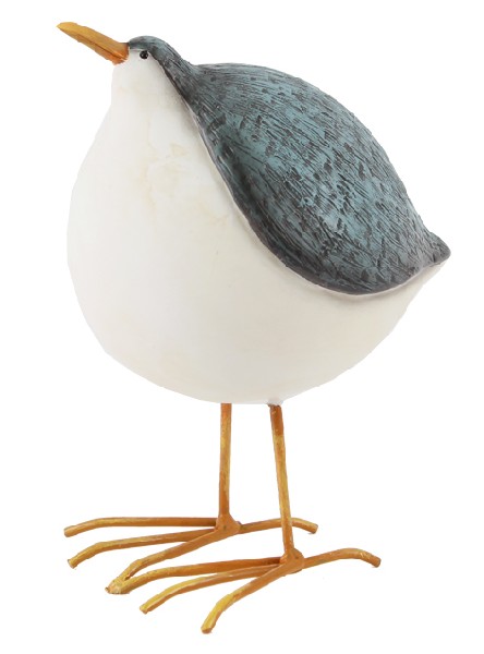 VOGEL,RUND,GRAU,19CM,1FA.
