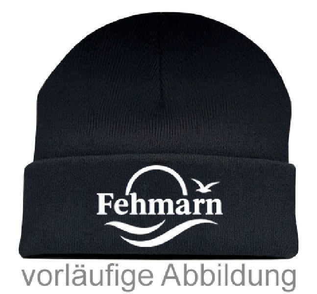 STRICKMÜTZE,FEHMARN,NAVY