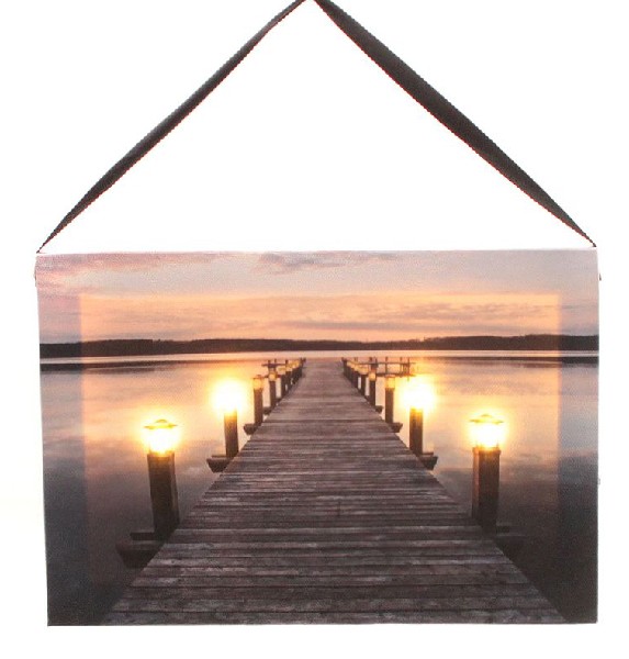 BILD,STEG 4 LED, 20X15CM