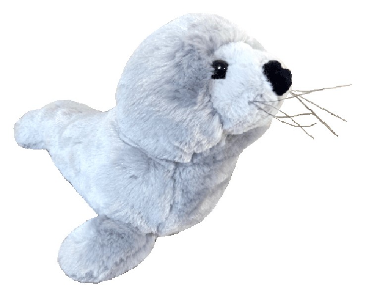 PL.SEEHUND,SITZ,GRAU38CM