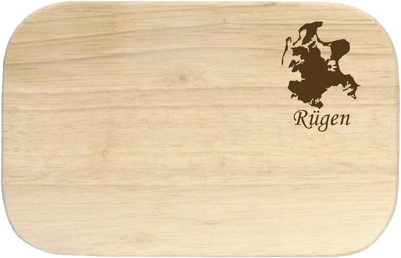 HOLZBRETT ECKIG RÜGEN