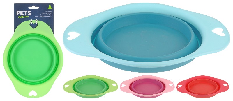 [590731] HUNDENAPF,FLEX.19,5CM, SB