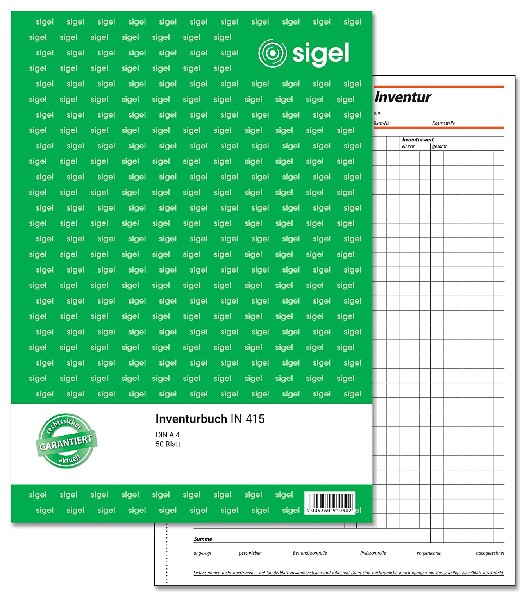 INVENTURBUCH A4,50BLATT