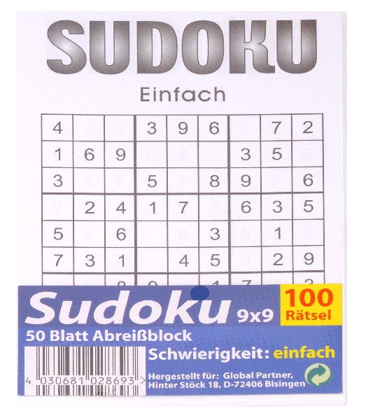 [310995] SUDOKU BLOCK,100 SEITEN