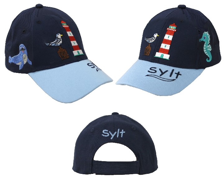[395563] CAP,KI.BLAU/BLAU,SYLT