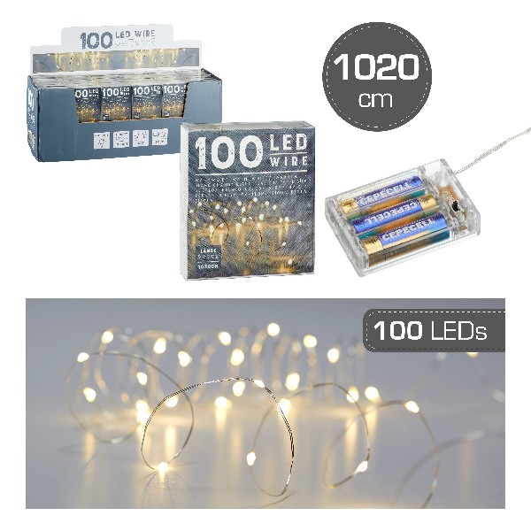 [48011] DRAHTLICHTERK.LED 100ER