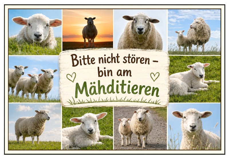 MAGN.MÄHDITIEREN,10BILDER