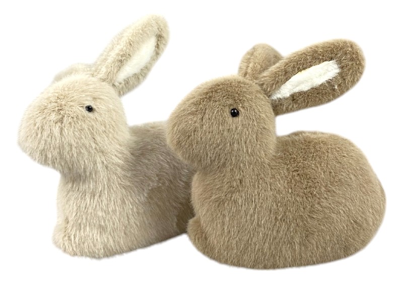 PL.HASE 15CM,BEIGE/BRAUN