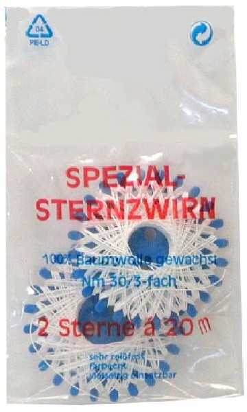 BW-ZWIRN WEISS 2-ER,   SB