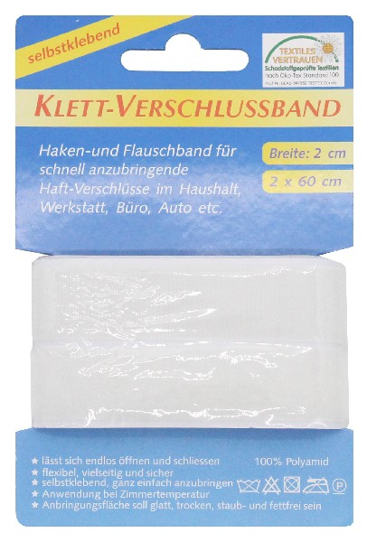 [110550] KLETTVERSCHLUSS WEISS SB
