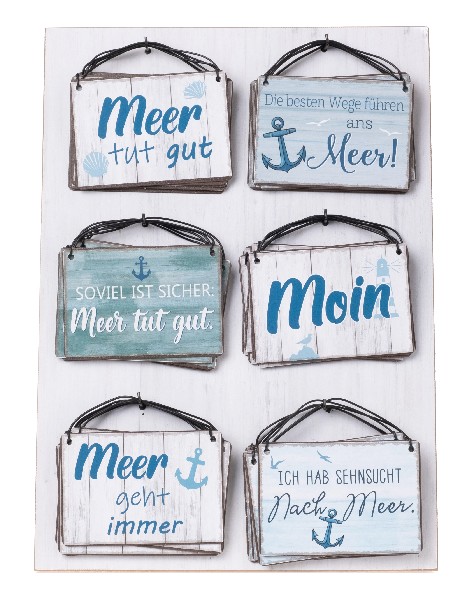 HÄNGESCHILD,MARITIM,6FA.