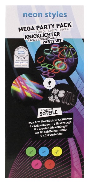 KNICKLICHT-PARTYPACK,BOX