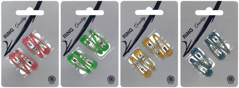 [122215] ZIERCLIP 4ER GLITTER   SB