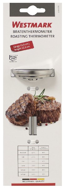 BRATENTHERMOMETER MET. SB