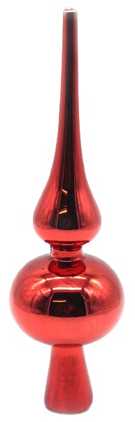 BAUMSPITZE GLAS 20CM ROT