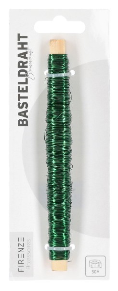 BLUMENDRAHT GRÜN 50M   SB