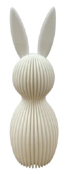 HASE STEHEND 10CM WEISS