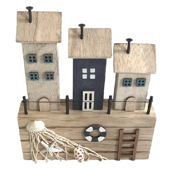 HÄUSERREIHE MARITIM 21CM