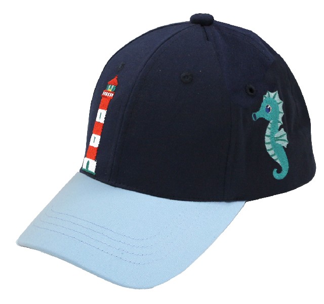 CAP,KI.BLAU/HELLBLAU
