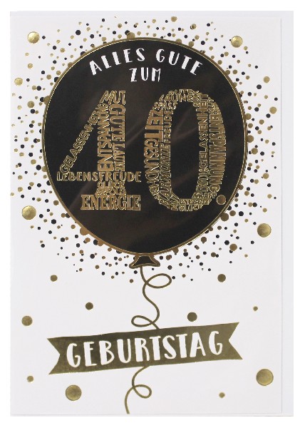 KARTE, GEB. ZAHL 40