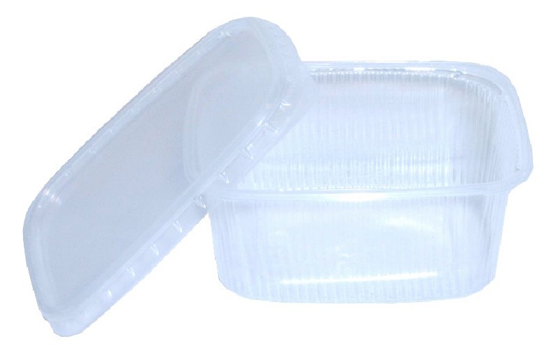 SALATBECHER PP ECKIG 250G
