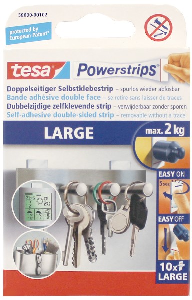 [155002] TESA POWER-STRIPS 10ER,SB