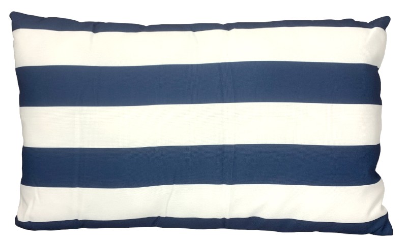 KISSEN,50X30BLAU,STREIFEN