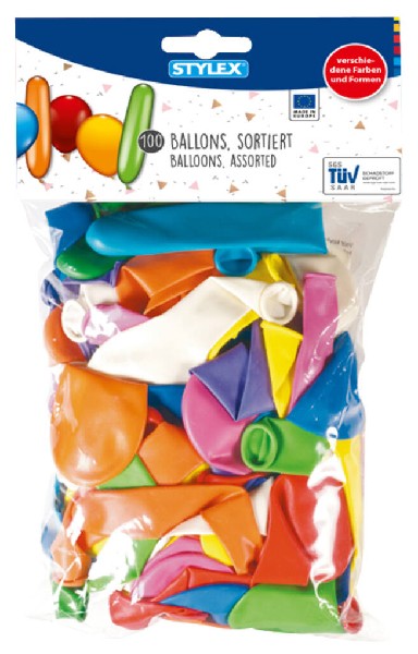 BALLON,SORTIERT,100ER, SB