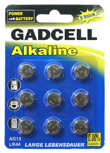 KNOPFZELLEN LR44,9ER   SB
