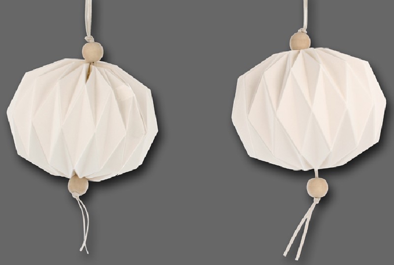 [10831] 3D-BALL PAPIER WEISS 2ER