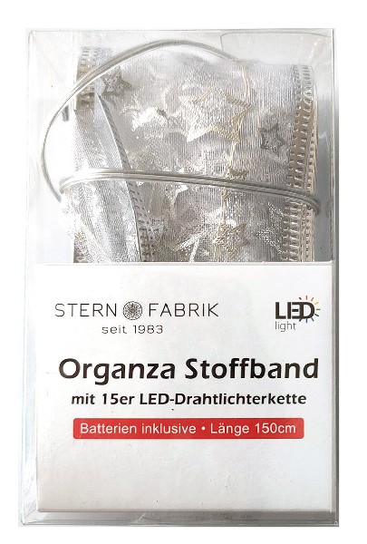 LED ORGANZA STOFFBAND WSS