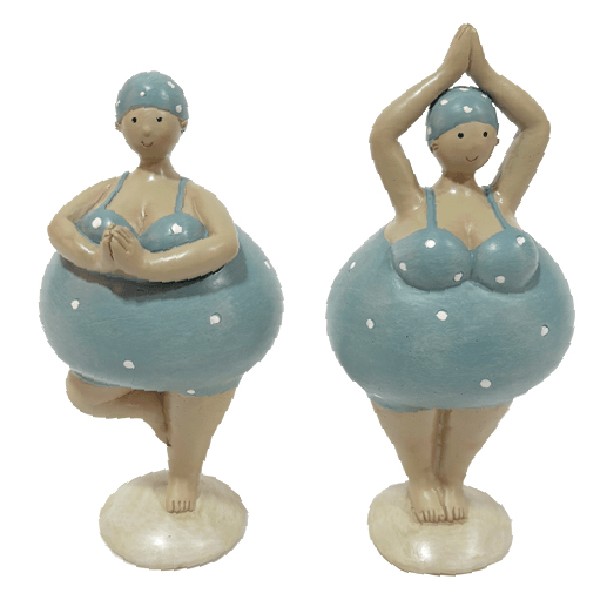DAME,YOGA,H-BLAU,18CM,2FA