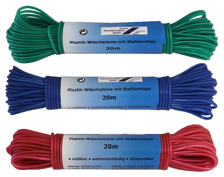 [185433] WAESCHELEINE 20M PVC,3FA.