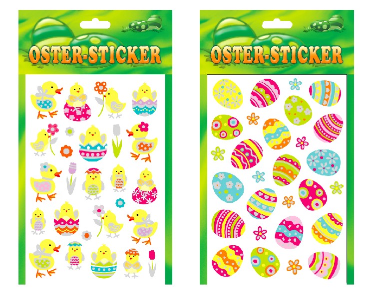 [69520] OSTER-STICKER SB, 4 SORT.