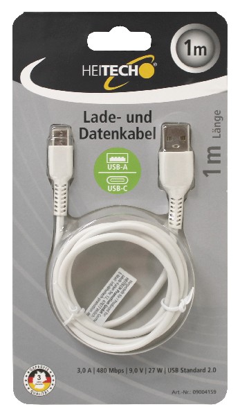 LADEKABEL USB A/USB C,SB
