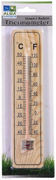 THERMOMETER,HOLZ 22CM SB