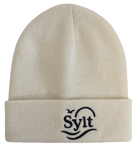 STRICKMÜTZE,SYLT,ELFENBEI