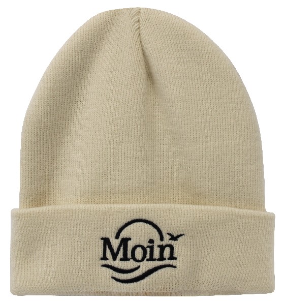 STRICKMÜTZE,MOIN,ELFENBEI