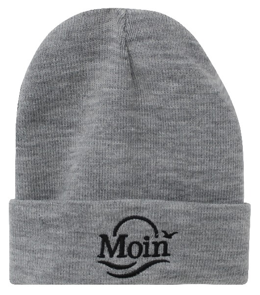 [395029] STRICKMÜTZE,MOIN,GRAU