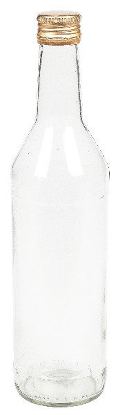 GLAS FLASCHE M.SCHRAUBV.