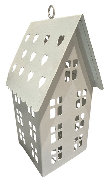 [19022] TEELICHTH.HAUS MET. WEISS