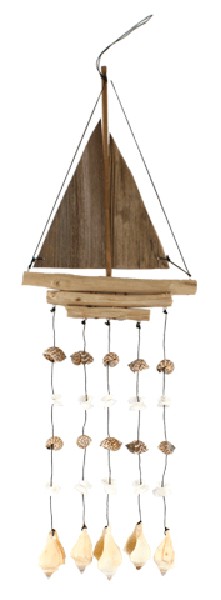 HÄNGER,BOOT+MUSCHELN,60CM