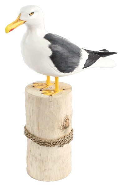 MÖWE,HOLZ,A.PFAHL,40CM