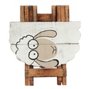 HOCKER,SCHAF,40X30X30CM