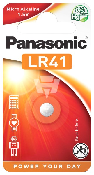 KNOPFZELLE PANASONIC LR41