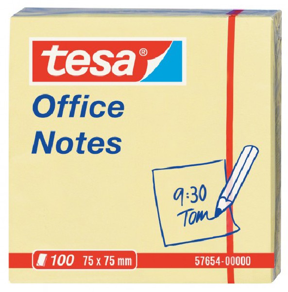 TESA,HAFTNOTIZEN,GELB75MM