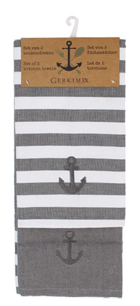 [924150] GESCHIRRTUCH,2ER,GRAU
